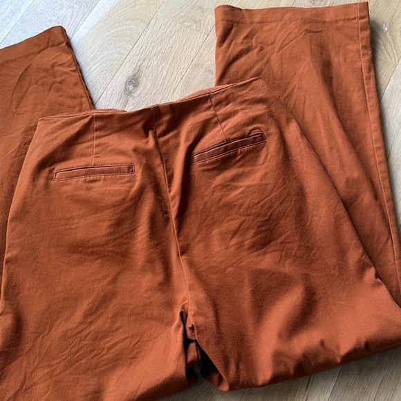 Boden Women’s Imogen Wide Leg Trouser Pant in Burnt Orange - Picture 8 of 8